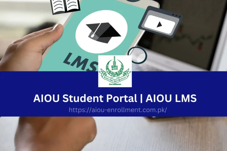 AIOU Enrollment | CMS For Continuing Students