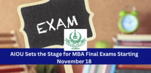 aiou exams mba